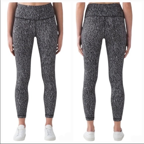 Lululemon High Times Pant Luon Suited Jacquard Black White - Picture 3 of 13